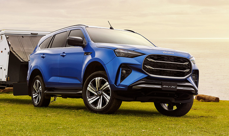 MU-X SUV exterior design details