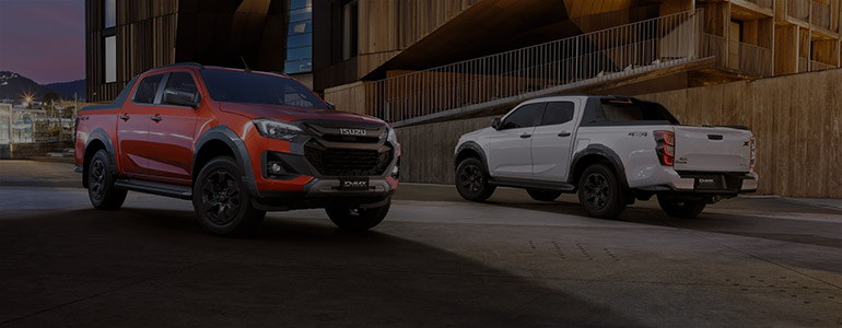 Isuzu D-MAX range of utes for work, towing and adventure