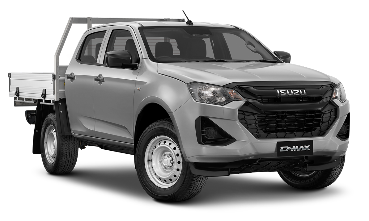 D-MAX 4x2 SX Crew Cab Chassis Mercury Silver