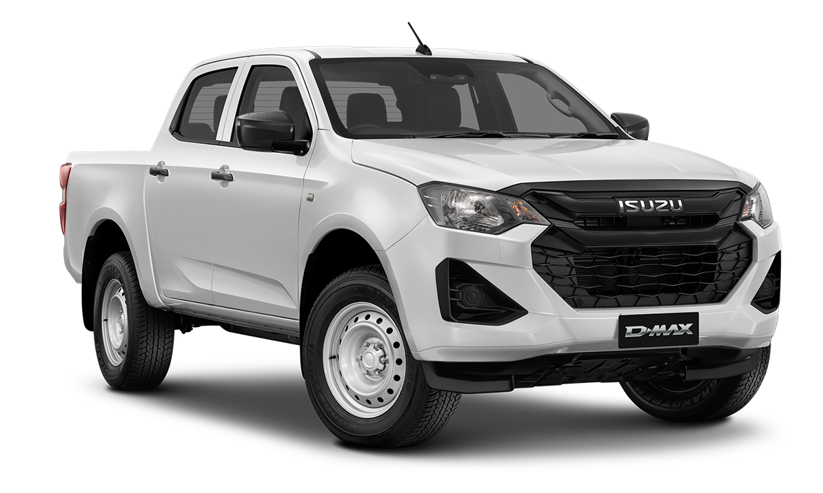 D-MAX 4x2 SX Crew Cab Ute Mineral White