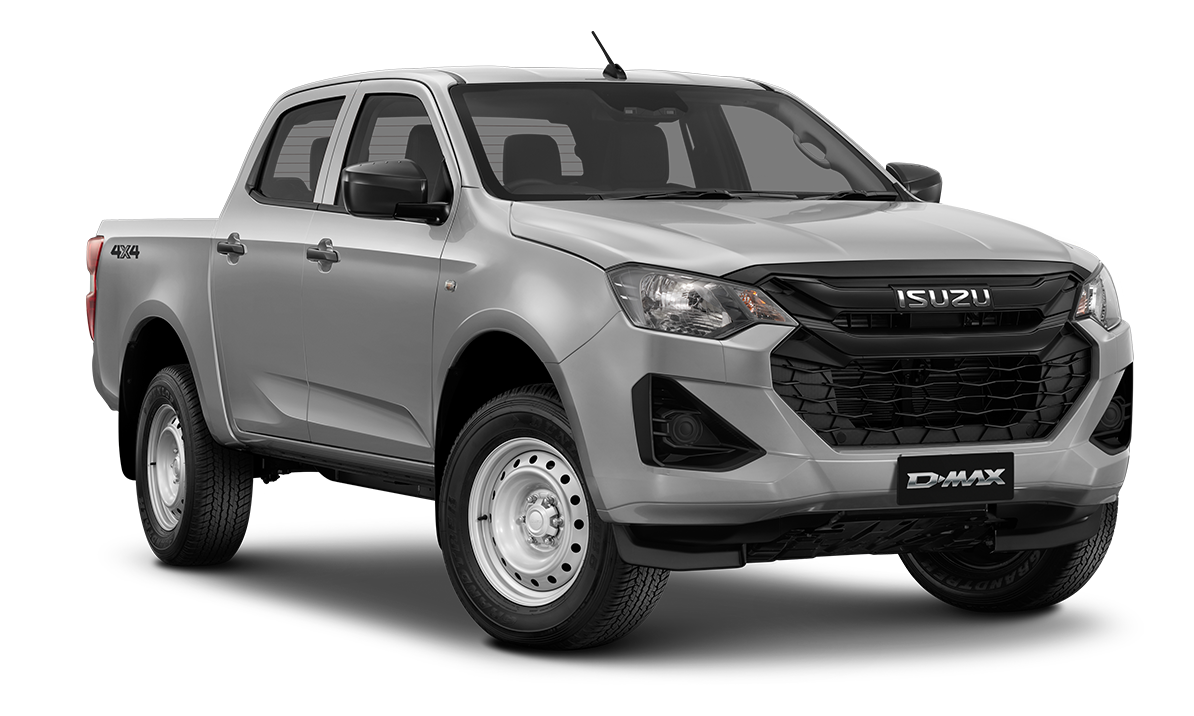 D-MAX 4x4 SX Crew Cab Ute Mercury Silver