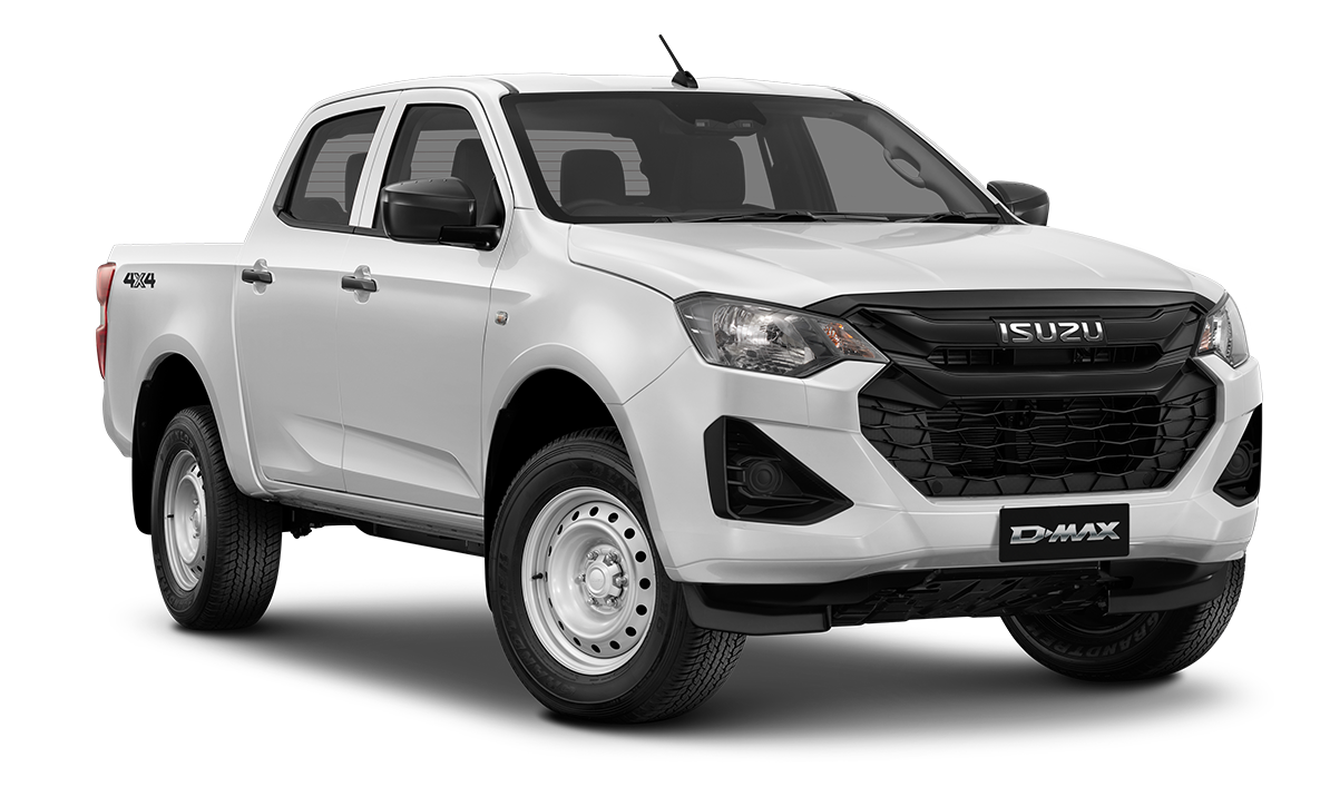 D-MAX 4x4 SX Crew Cab Ute Mineral White (2.2L)