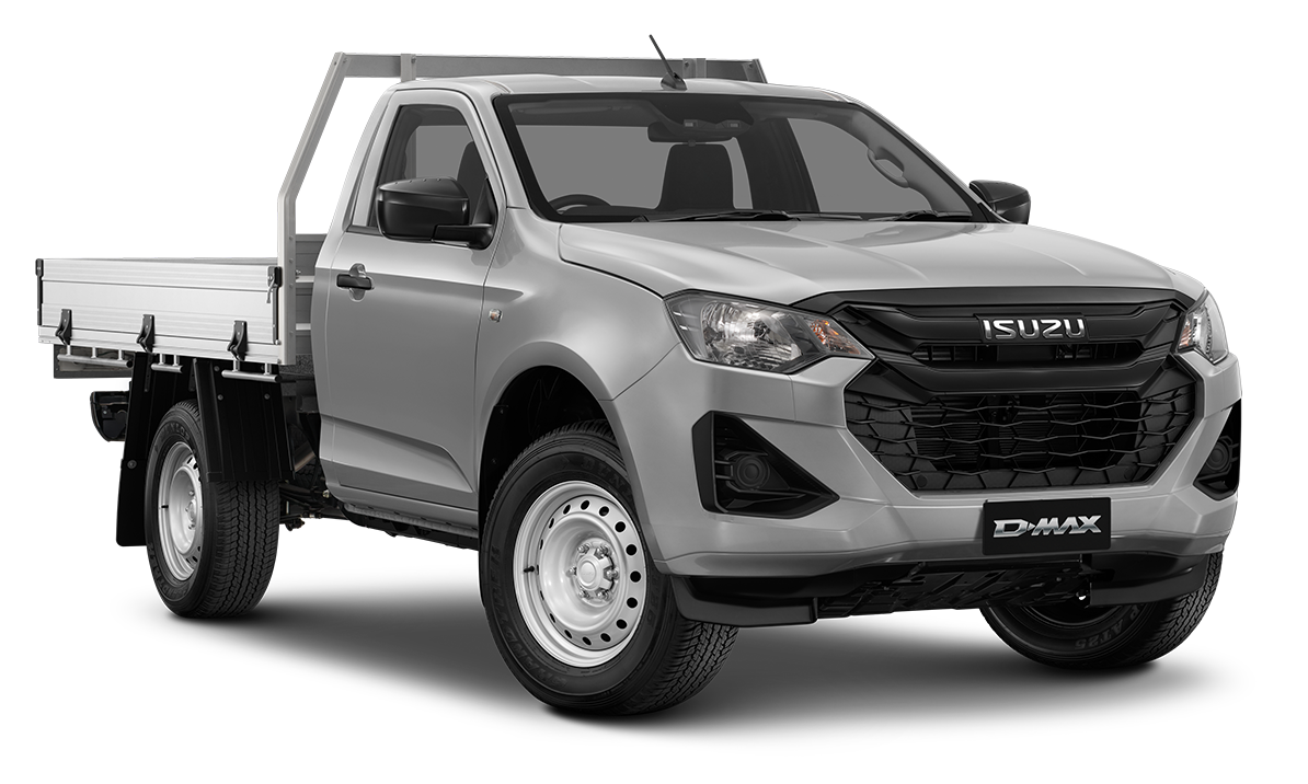 D-MAX 4x4 SX Single Cab Chassis Mercury Silver