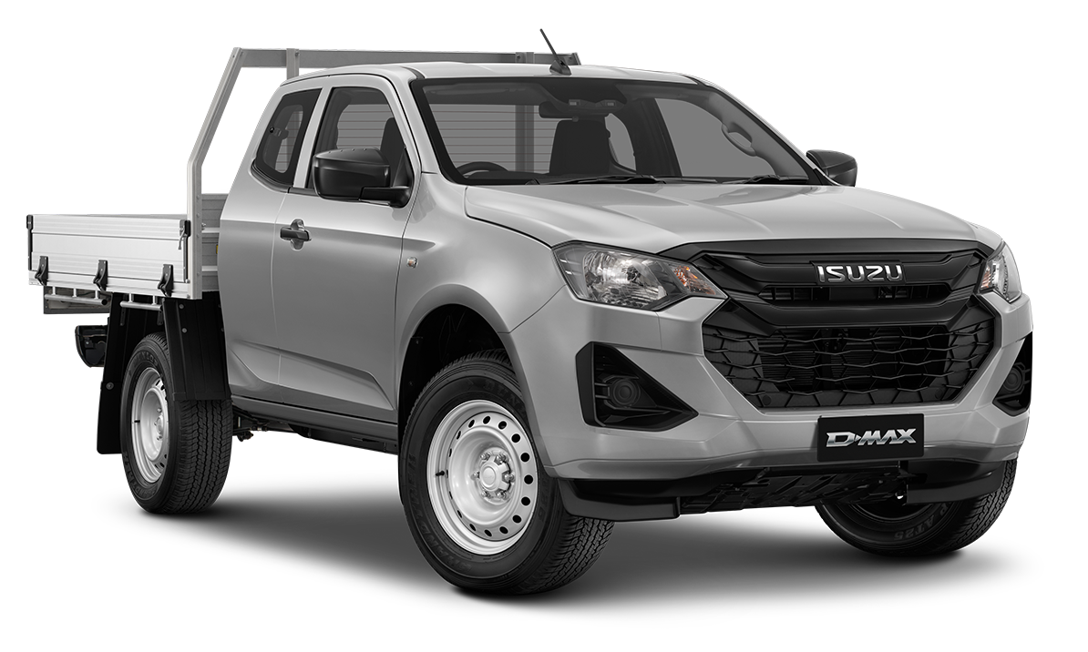D-MAX 4x4 SX Space Cab Chassis Mercury Silver