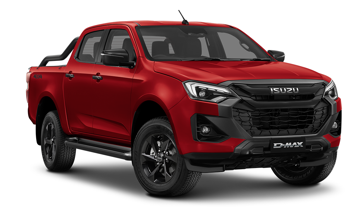 D-MAX 4x4 X-Rider Crew Cab Magnetic Red