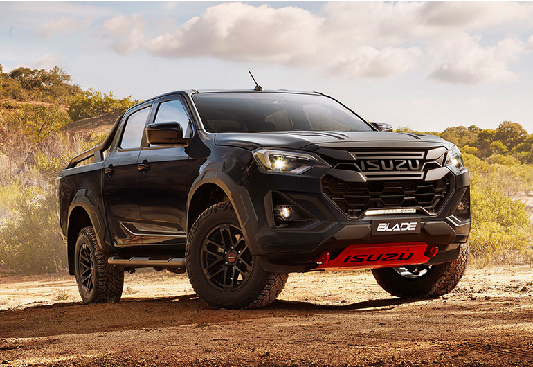 Isuzu D-MAX BLADE with off-road accessories