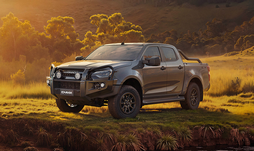 Isuzu D-MAX ute with genuine accessories fitted