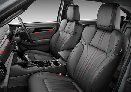 MU-X interior comfort and style