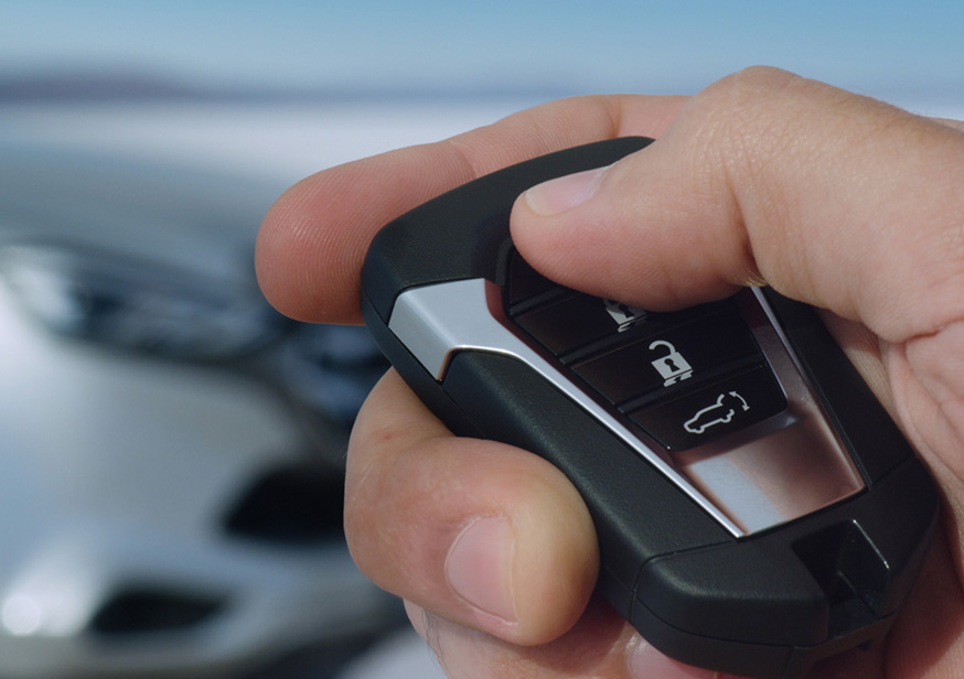 MU-X remote engine start key