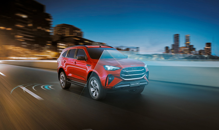 MU-X advanced safety and driver assistance technology