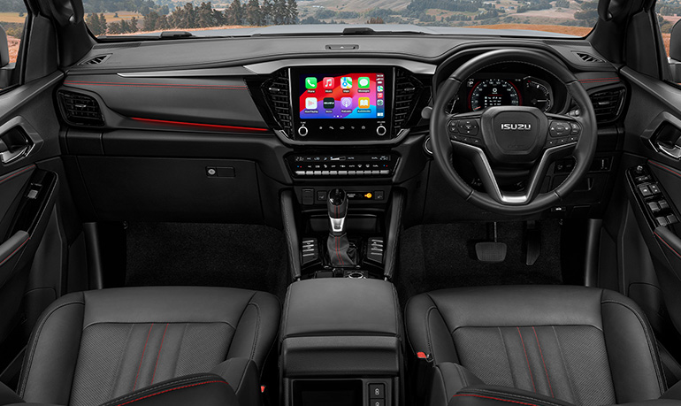 MU-X Interior Dashboard and Controls