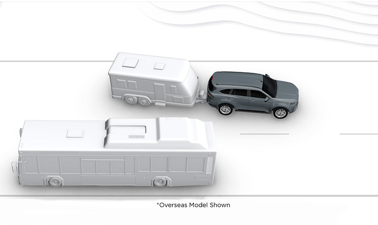 Isuzu MU-X Trailer Sway Control supporting stability while towing